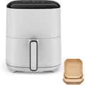 Friteuse a air en verre trempe pour camping gris