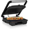 Appareil a sandwich et presse a panini 1800 w en bambou 6 l pour camping blanc